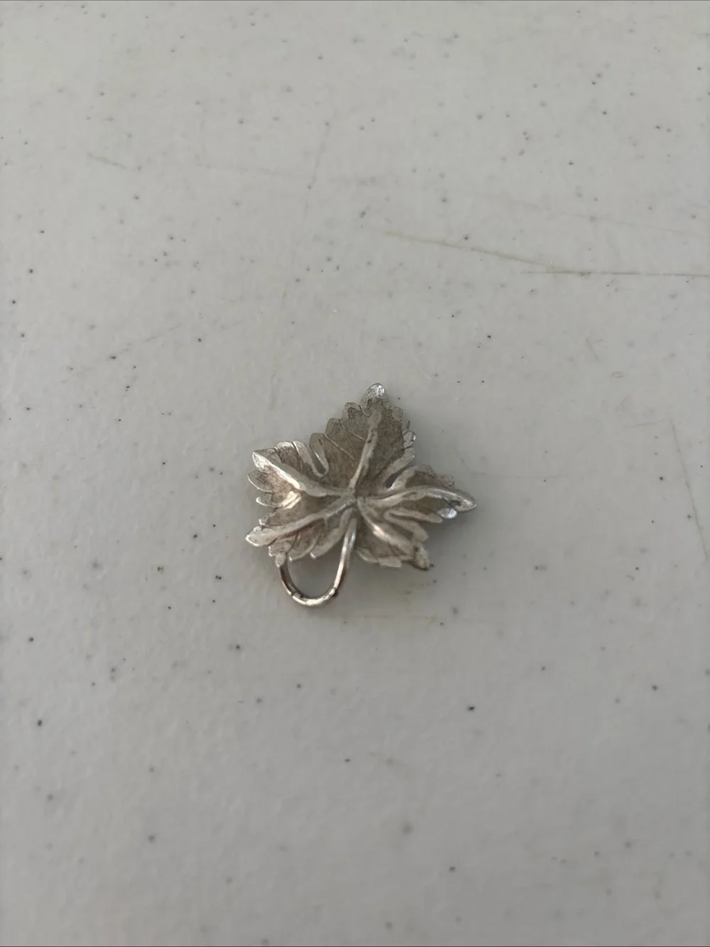 Sterling Silver Leaf-Shaped Brooch - Women's Jewelry